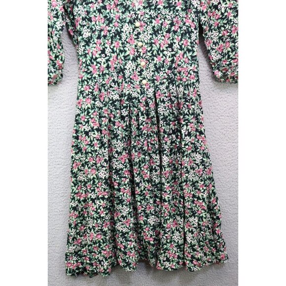 Maggie Lawerence Collection Vintage Y2K Midi Dress-Size 10-Cottagecore - Picture 2 of 10